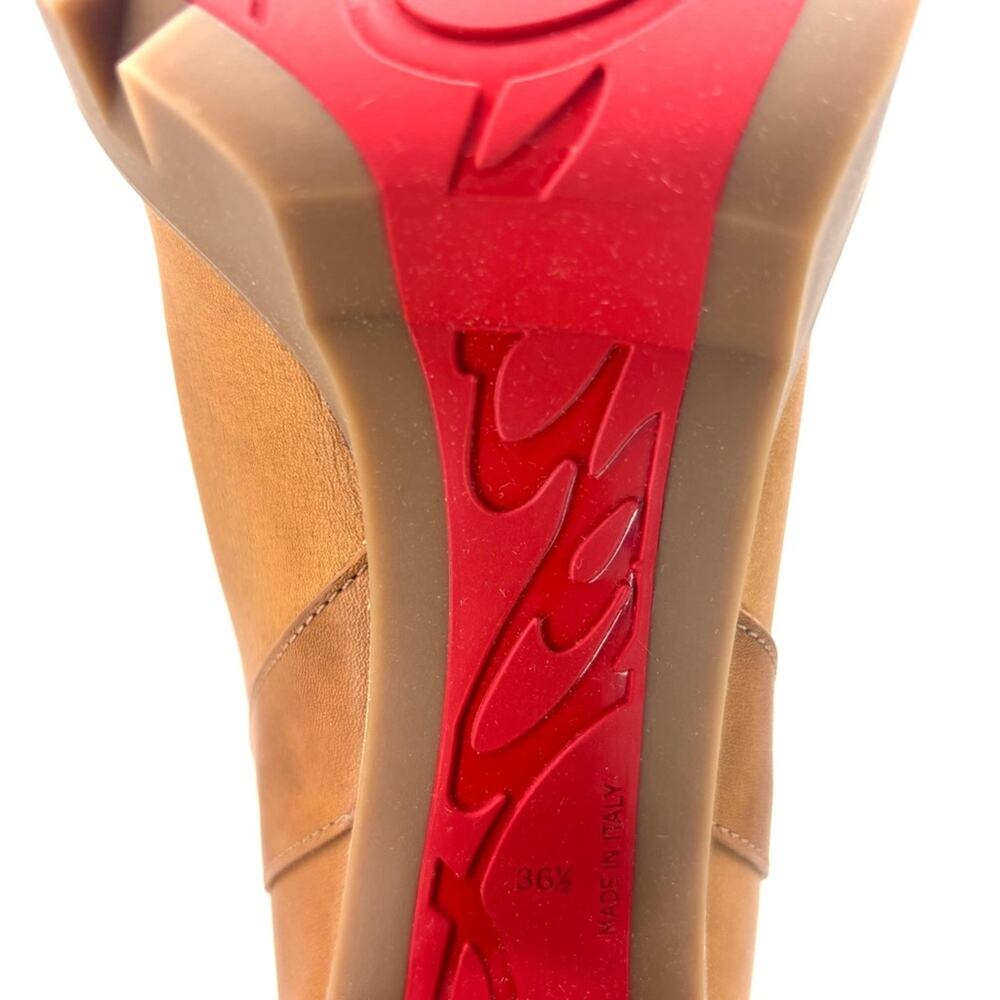 Christian Louboutin Brodeback Lug Botta Alta Shearling Over the Knee Boots 36.5 - Picture 11 of 11